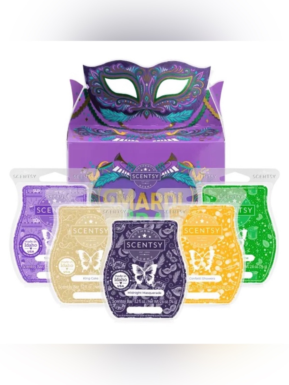 Scentsy Mardi Gras Collection Bundle